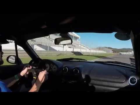 MX5 Miata battles at Portimao