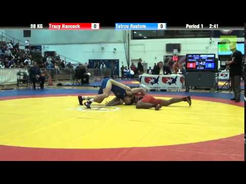 98 KG R16 - Tracy Hancock (OTC) vs. Rustam Totrov (Russia)