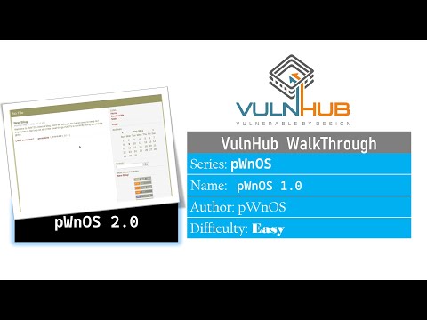 pWnOS 2.0 || VulnHub Walkthrough