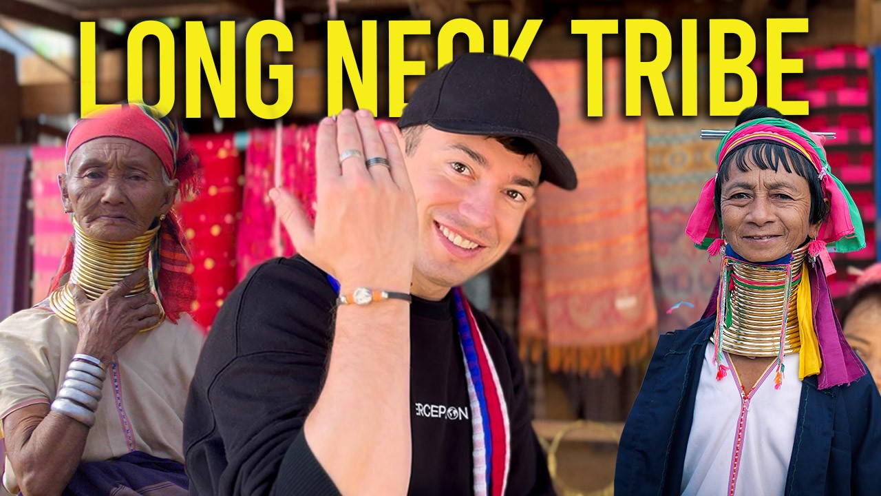 Experience the captivating journey of a tourist in Long Neck Karen Village through this enthralling video.