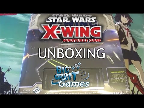 Star Wars X-Wing Miniatures Game The Force Awakens Core Set Unboxing