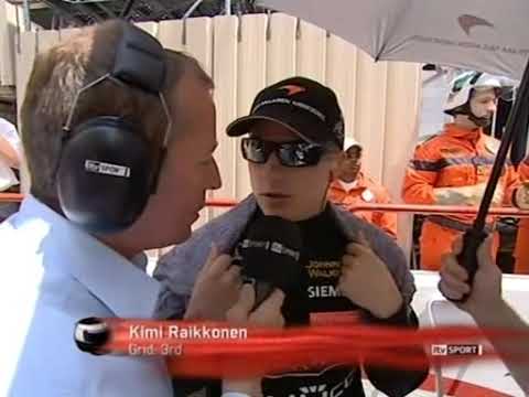 Monaco 2006 Kimi Räikkönen - Very rare Grid Interview! 😎