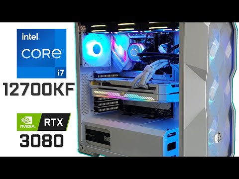 INTEL i7 12700KF & RTX 3080 PC Build Test Benchmark