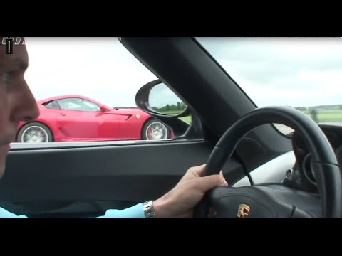 RERACE Porsche Carrera GT vs Ferrari 599 GTB Fiorano RACE 2