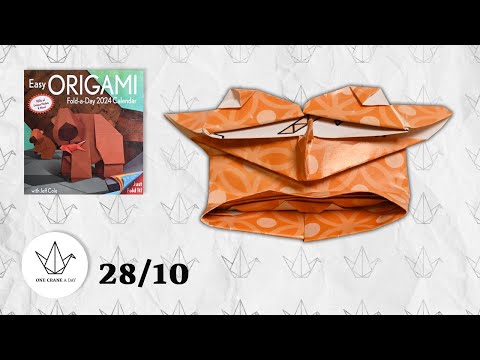 28/10 - Scary Teeth Gnashers - Easy ORIGAMI Calendar 2024