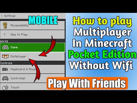 How to Play Multiplayer in Minecraft Pocket Edition | How to Play With Friends In Minecraft Pe