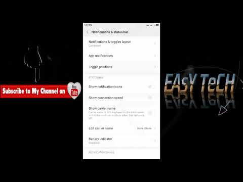 How To Show Battery Percentage On Xiaomi Redmi Phones  EAsY TeCH