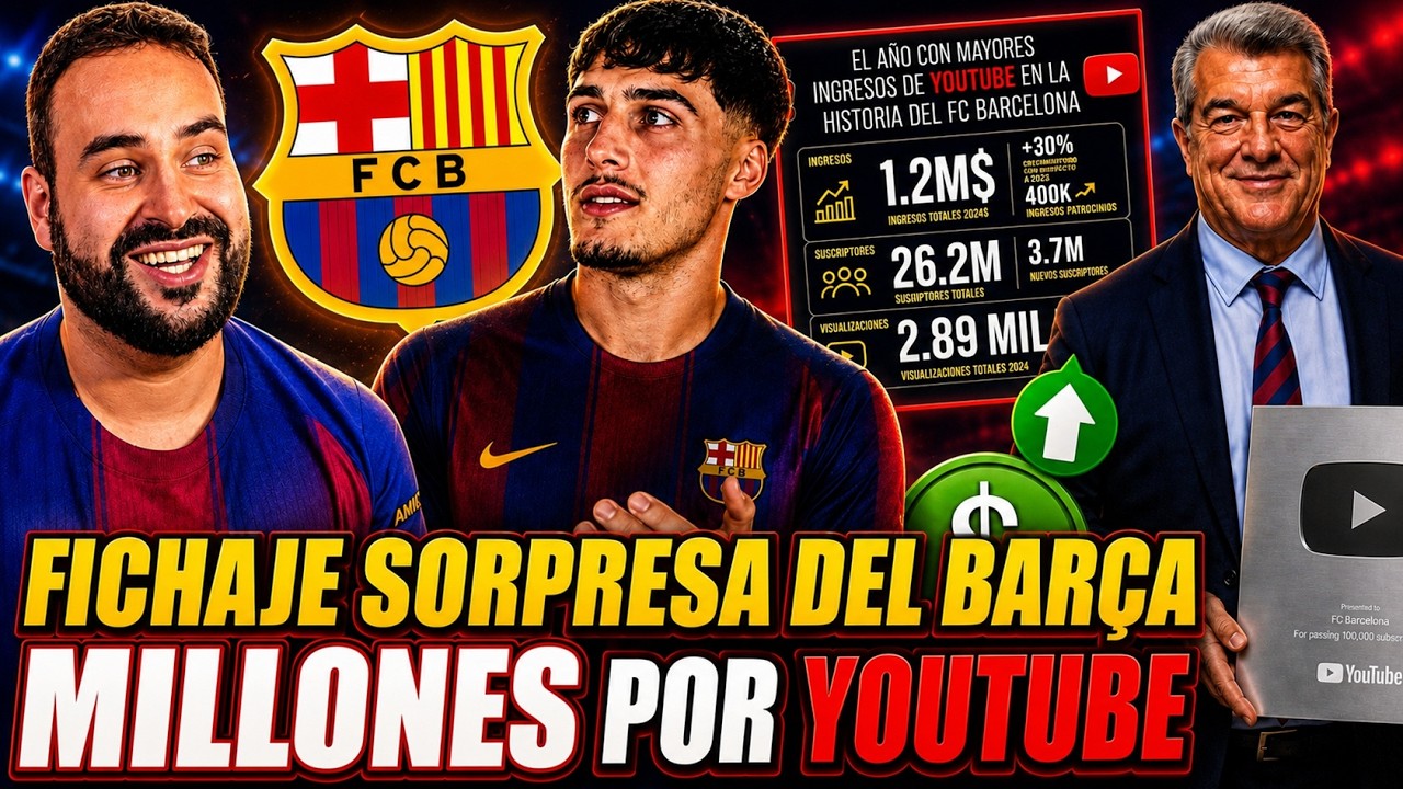 🚨¡FICHAJE SORPRESA del BARÇA CONFIRMADO! Los DETALLES - BARÇA PRESUME de MILLONES en REDES