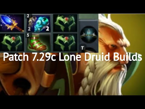 Dota 2 patch 7.29c Lone Druid Gameplay!