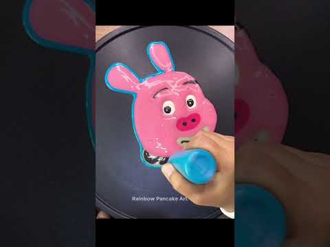 Shorts - Zooter Pancake - Jungle Junction Character, Pig Drawing, Pancake Art @rainbowpancakeart