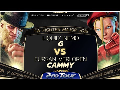 Liquid` Nemo (G) vs Fursan Verloren (Cammy) - TW Fighter Major 2018 Day 2 Top 32 - SFV - CPT 2018