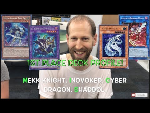 Yu-Gi-Oh! 1st Place Mekk-Knight Invoked Shaddoll and Cyber Dragons Deck Profile! July 2019