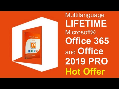 Multilanguage LIFETIME Microsoft Office 365 and Office 2019 PROFESSIONAL Hot Offer