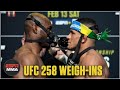 Kamaru Usman, Gilbert Burns make weight for title fight | UFC 258 Weigh-In Show | ESPN MMA