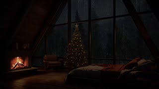 Sótão Com Lareira Acolhedora E Chuva Na Floresta Sons Naturais De Chuva Para Dormir E Relaxar