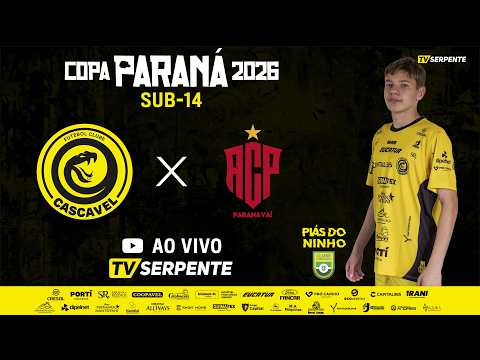 AO VIVO PIÁS DO NINHO | CASCAVEL x PARANAVAÍ | COPA PARANÁ SUB-14 | 2026.