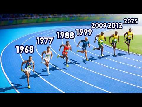 Fastest Men by Decade | 200m Speed Evolution (1960s–Today)