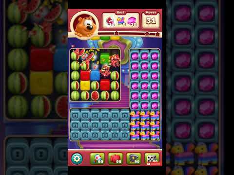 Toon Blast Level 2458 NO BOOSTERS - A S GAMING ✔