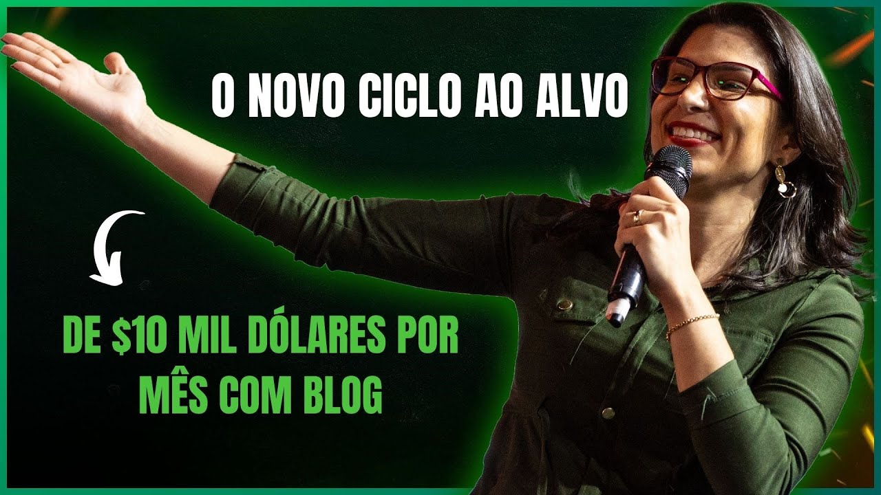 NOVO CICLO AO ALVO DE 10 MIL DÓLARES POR MÊS COM BLOG #live139 | CRIS FRANKLIN