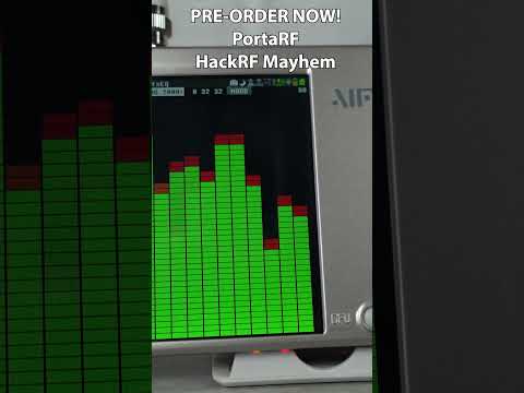 The NEW PortaRF - A HackRF and Portapak with Mayhem in one unit!