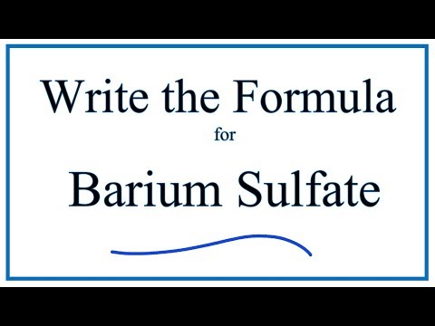 Barium sulphate powder