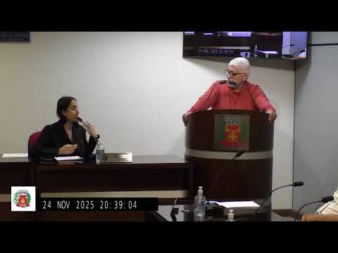 Sessão da Câmara Municipal Saltinho - 24/11/2025