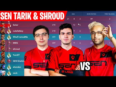 SEN Tarik & Shroud Against SEN ShahZam In Immortal Radiant Lobby!! (VALORANT)