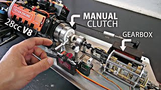 Making a MANUAL Clutch for the V8 RC Car - FINALLY!