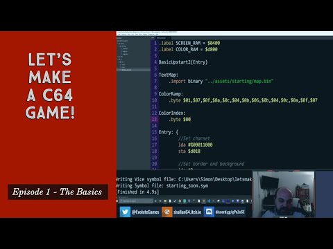 Lets Make a Commodore 64 Game - Episode 1 - 6/7/2019