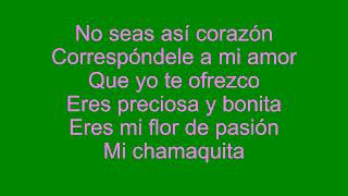 KARAOKE  MI CHAMAQUITA  LALO EL GALLO ELIZALDE KRAOKE