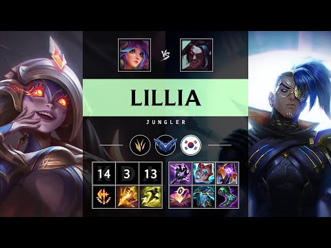 Lillia Jungle vs Kayn - KR Diamond Patch 25.S1.3