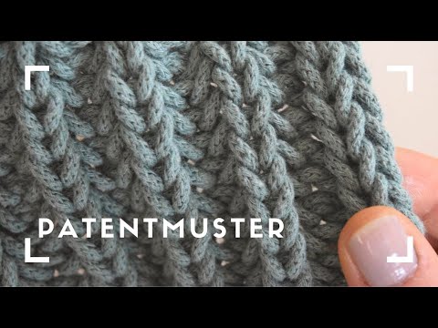 ❤️Schöner Rand beim Patentmuster | Randmaschen