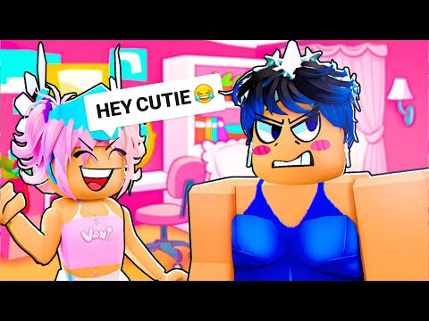 MAKING HIM PLAY THE GIRLIEST ROBLOX GAMES 😈