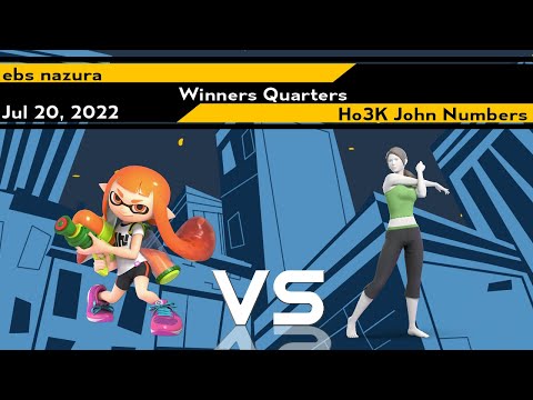[Smash Ultimate] ebs | nazura vs Ho3K | John Numbers - Xeno250 (W.Quarters)