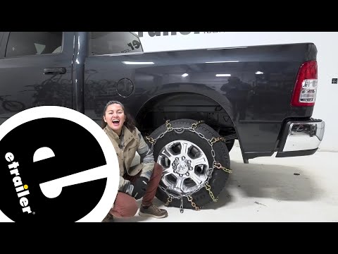 etrailer | 2022 Ram 3500 Titan Chain Heavy Duty Tire Chains w Cams: Complete Installation
