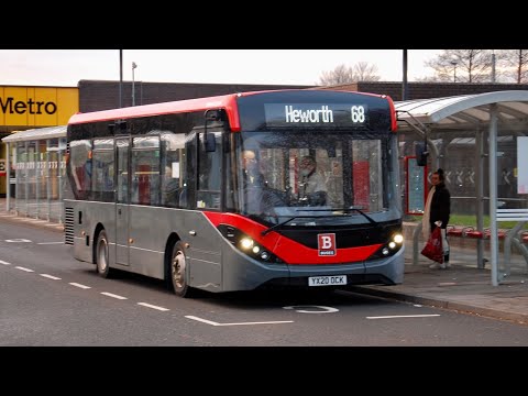 Circular service: Gateshead Central Taxis YX20OCK Alexander Dennis E20D/Enviro 200 MMC