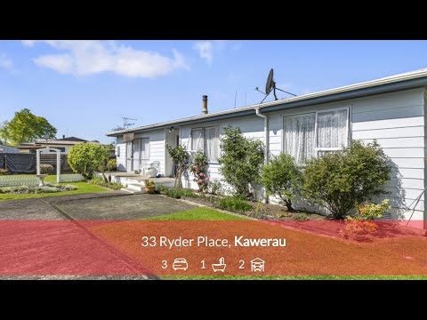 33 Ryder Place, Kawerau, Whakatane, Bay of Plenty, 3房, 1浴, 独立别墅