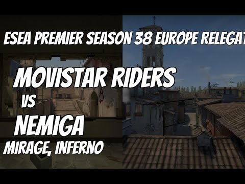 Movistar Riders vs Nemiga Highlights / UB quarter-final at ESEA Premier Season 38 Europe Relegation