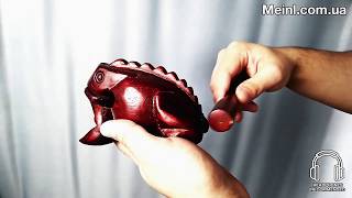 Video thumbnail for Гуиро MEINL FROG-L Guiro Wooden Frog Large by Meinlcomua