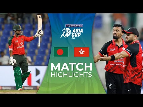 Match 3 | Bangladesh vs Hong Kong, China | Match Highlights | DP World Asia Cup 2025