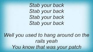 Tool - Stab Your Back Lyrics