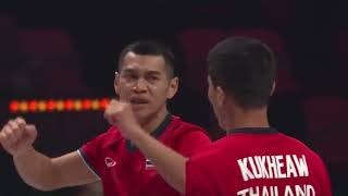 Thailand vs Brazil - Men's Doubles - Teqball World Championships 2022 Nuremberg