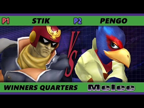 S@X 446 Winners Quarters - Stik (Captain Falcon) Vs. Pengo (Falco) Smash Melee - SSBM