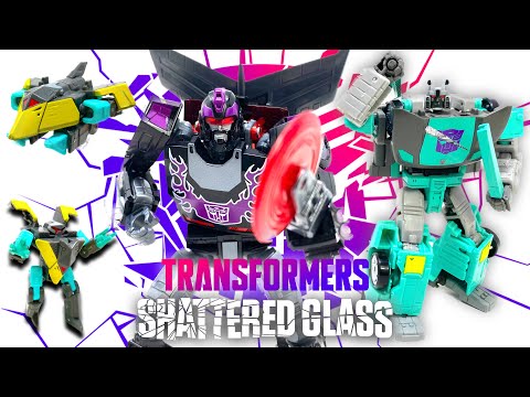 Transformers Shattered Glass RODIMUS, SIDESWIPE & MINICON WHISPER 3-Pack Review