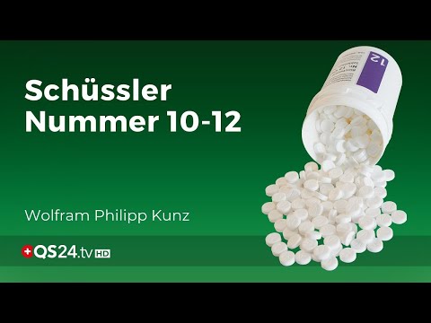 Schüssler Salz | Schüssler's Medizin Nummer 10-12 | Wolfram Philipp Kunz | QS24