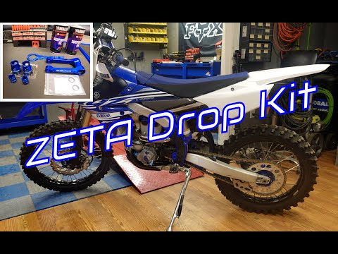 How to properly lower a dirt bike! ~ ZETA Drop Kit ~ Front & Rear