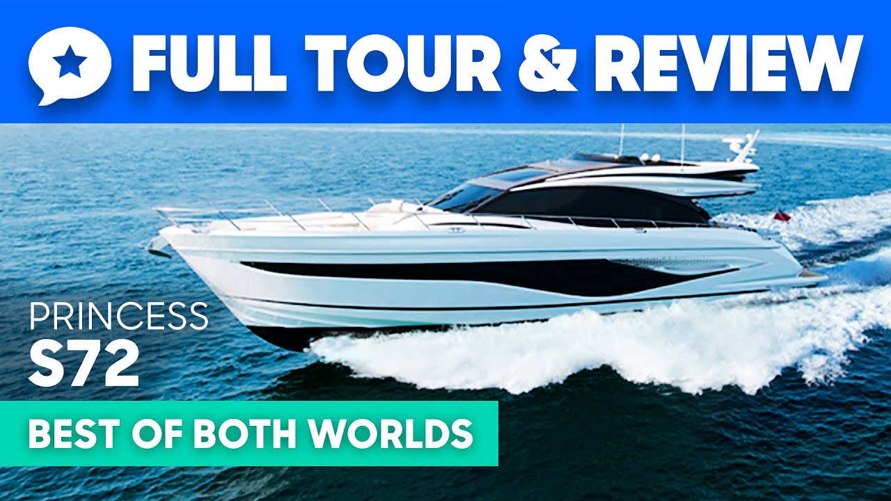 NEW Princess S72 Yacht Tour & Review