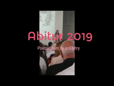 Abitur 2019 || Abirede - Poetry Slam ||