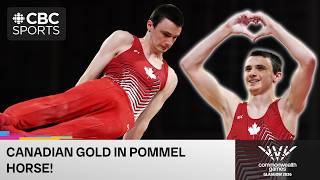 Jordan Carroll wins GOLD in the men’s pommel horse final on Day 4 of Glasgow 2026 Commonwealth Games