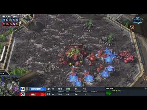 THREE Oracle Harrass   StarCraft 2  ShoWTimE vs Dark